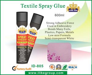 Quality Temporary Spray Strong Adhesive Glue , Semi Transparent White For Cloth / Paper wholesale