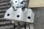 D2 Material Single Shaft Shredder Blade For Tyre Recycling