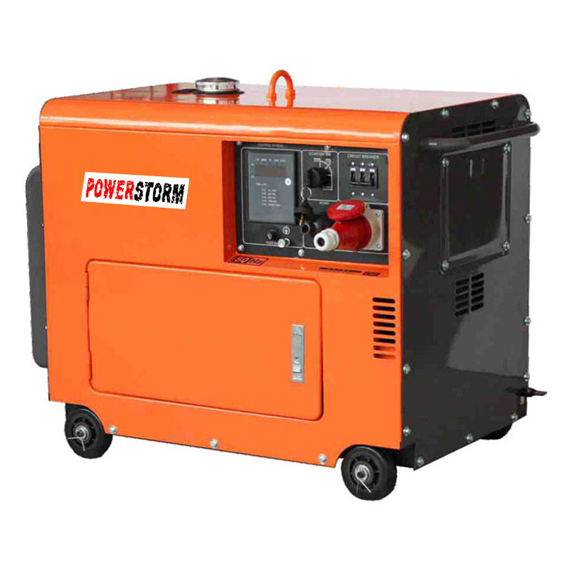 5.0KVA Silent Diesel Generator with Wheels