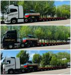 Safe Heavy Load Transportation Hydraulic Axis Lowbed Trailer Jost Kingpin