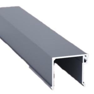 Quality 6063 Aluminium Glass Door Profile Customized Wood Grain Finish wholesale