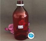 Pet Transparent Brown Plastic 500ml Cough Medicine Bottle