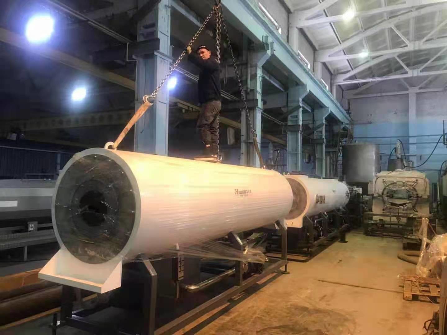 High Quality And Efficent White Pre insulated Pipe Extrusion/ Tube Extruding Production Line
