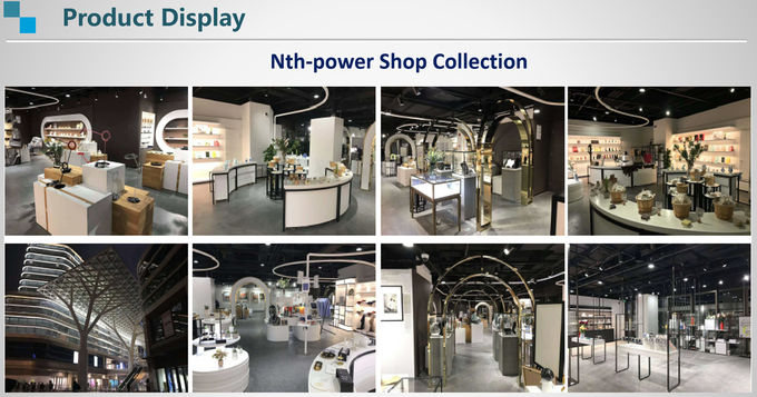Professional Jewelry Display Showcase / Watch Display Showcase Stainless Steel Material