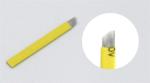 0.2mm Stainless Steel Yellow Microblading Blades Tattoo Needles Sterilized