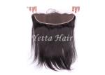 13'' X 4'' Ear To Ear Lace Frontal Closure Virgin Hair / Silky Straight Human