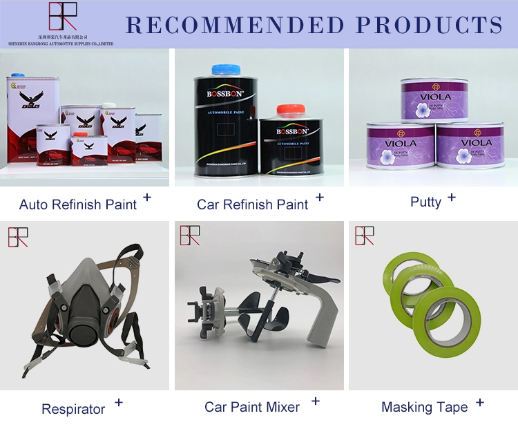1K Base Coat Automotive Refinish Paint Lacquer For Car