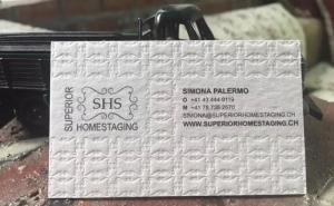 Quality Premium Creative Letterpress Business Cards Printing , Elegant Name Cards wholesale