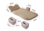 One Piece Inflatable Car Bed PVC / Flocking Material 135 * 85 * 45CM