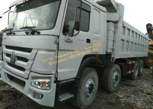 Quality Used Dump Truck HOWO 375 dump truck White color 12 wheels Africa construction work wholesale