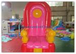 PVC Tarpaulin Seat Air Inflatable Sofa Couch Chair / Blow Up Advertising Signs