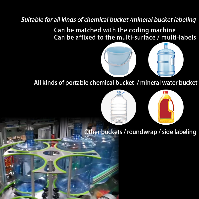 Labeling Machine for Commodity Customized Two Sides and Top Label Applicator Included