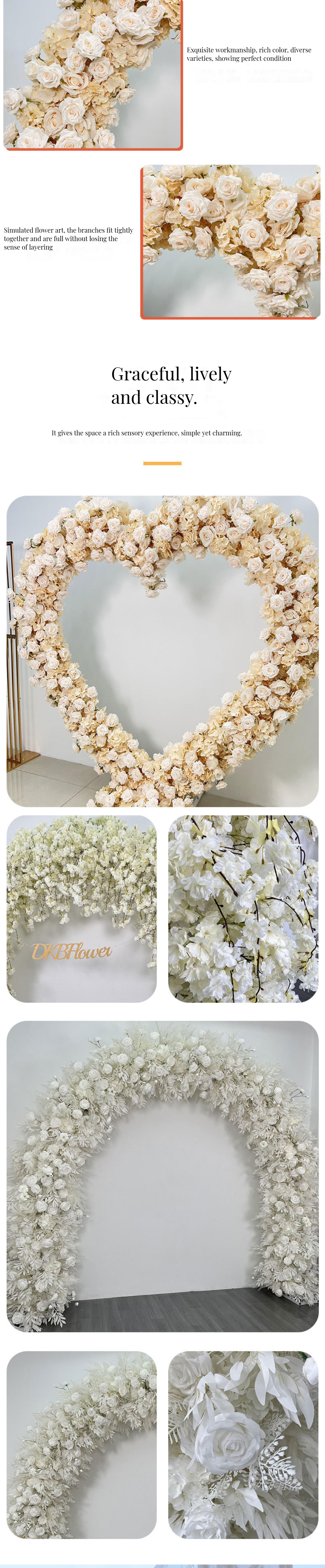 Artificial Heart Arch Stand Add a Touch of Elegance to Your Wedding Mother's Day