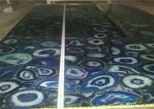 Quality Translucent Large Agate Slab , Semi Precious Stone Tiles 120x240cm Size wholesale