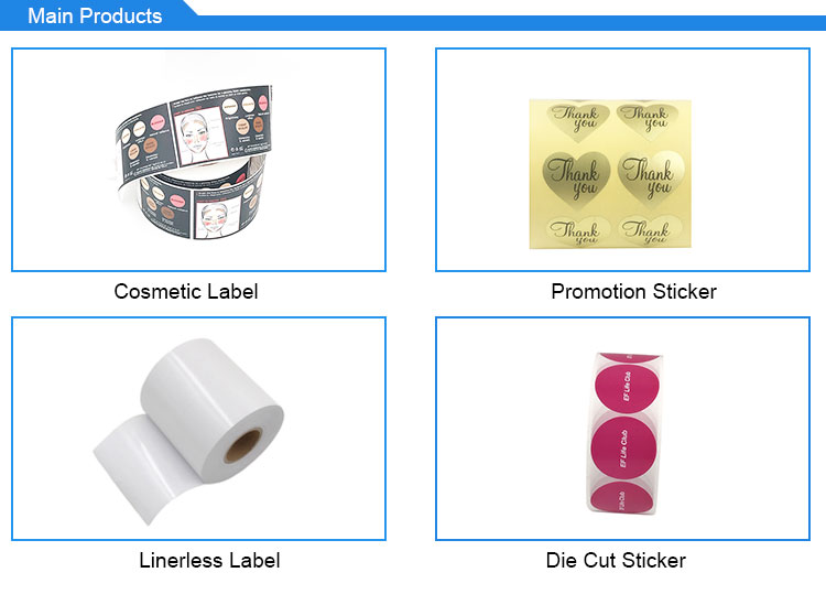 Thermal Printed 58mm*65m 80gsm Linerless Labels , Personalized Sticker Labels