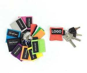 Quality Portable Colorful CPR Mechanical Respirator Keychain Logo Customized wholesale
