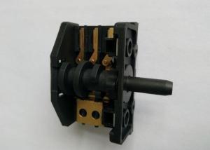 Quality Knob 6 Position Rotary Switch For Oven / Stove 250V 16A Brass Terminal wholesale