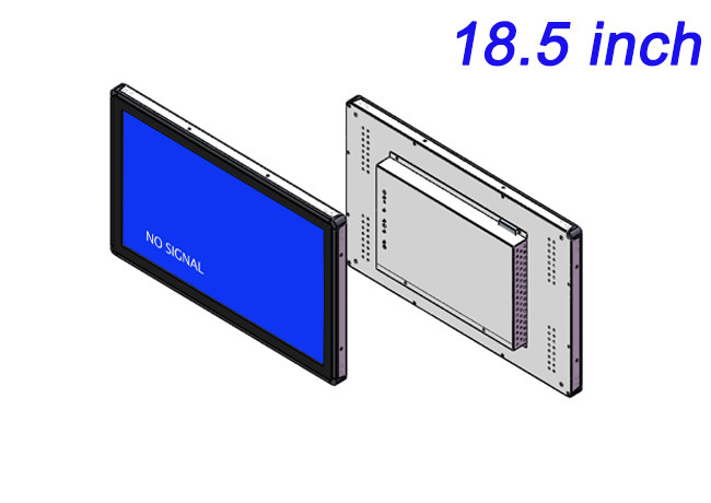 18.5-Inch Embedded Monitor for Fitness Consoles, Wayfinding Displays, Vending Machines, and Entertainment Systems