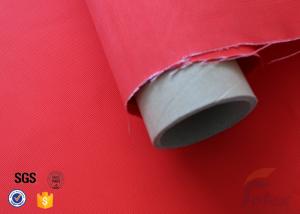 Quality Fire Blanket Red Acrylic Coated Fiberglass Flame Resistant Fabric 260℃ 480g wholesale