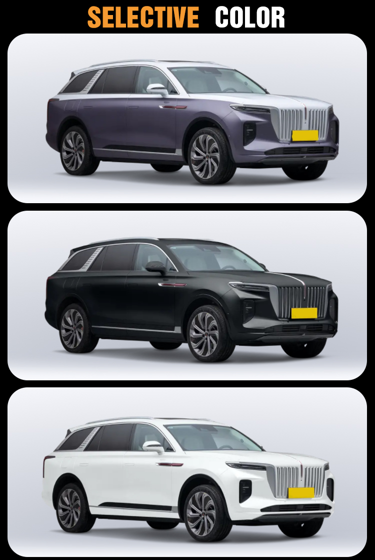 Hongqi E-hs9 Electric SUV 7 Seats Chongqing Electric Car with 690km Range and Fast Charge to 80% in 0.8h Flag Yue Edition