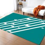 Colorful striped checkered new large carpet supply wholesale feather ins style