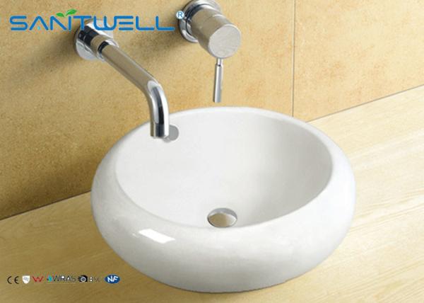 Western Style Counter Top Wash Basin Antique Bathroom Ceramic Cabinet Sink 500