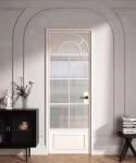Powder Coating Aluminium French Doors Black 5mm-12mm Glass Thickness
