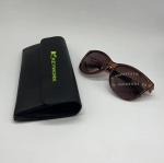 Black Fashionable Vogue Customized Logo Soft Leather Spectacle Velvet Pouch