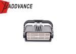 Black Female 64 Pin Automotive ECU Wire Harness Connectors Housing For Car