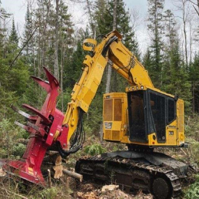 Hydraulic Tracked Feller Buncher Tractor With 331 HP Engine
