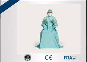 Quality Waterproof Disposable Barrier Surgical Gown Three Layer Compound Non Woven Fabric Made wholesale
