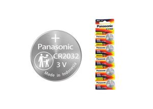 Quality Car Key Battery Panasonic CR2032 3V 225mAh Button Cells for Vehicle Keys wholesale