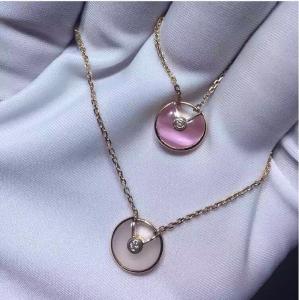 Quality Mirrio Copy AMULETTE DE Car tier 18K Gold Necklace Pendant Jewelry wholesale