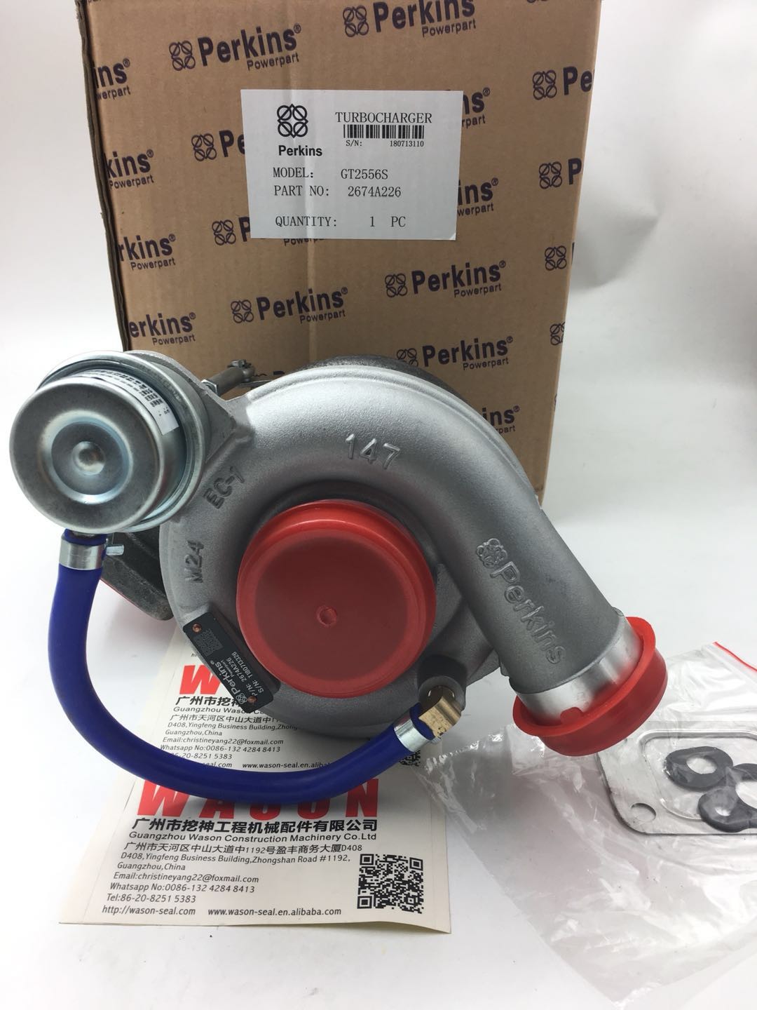 Factory Turbo Turbocharger GT2556S for Perkins 2674A150 2674A226 2373786