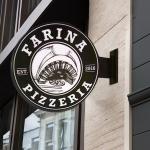 Round LED Light Box Customized Shape 50-100 For Cafe Restaurant Logo