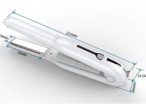 Quality PET Housing 4000mA Battery 3 Hours Rechargeable Hair Straightener wholesale