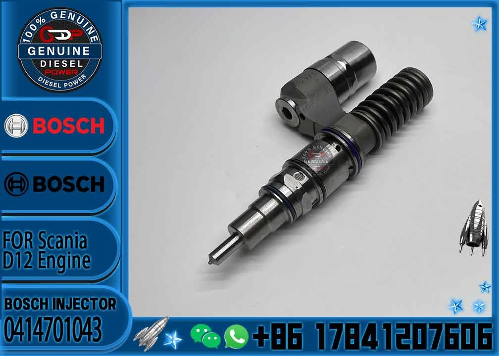 Genuine unit fuel injector 0414701066 0414701044 For Scania 1805344