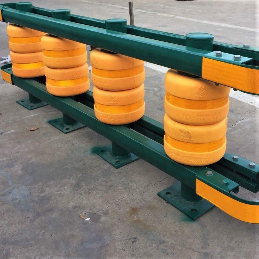 Road Safety Rotary Guardrail EVA/PU Foam Drum Barrel with ISO9001 2008 Certification