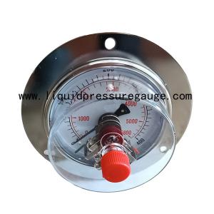 Quality Back Mount 5800psi Magnetic Pressure Gauge With Brass Internal wholesale