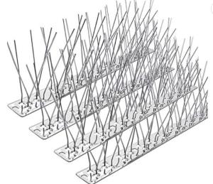 Quality Bird Spikes for Pigeons Small Birds,Stainless Steel Bird Spikes -No More Bird Nests &amp; Poop-Disassembled Spikes 10 Strips wholesale