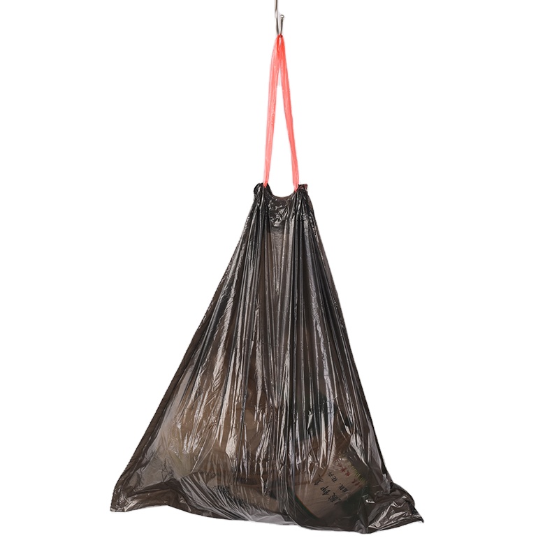 8-30L Household Garbage Bags 100-200 Count Closure Plastic Drawstring Rubbish Bags