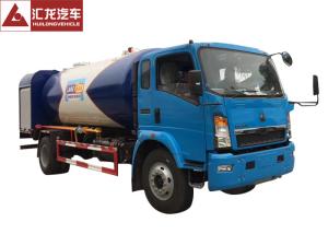 Quality 4x2 LPG Tank Trailer Mobile Distribution , Dispenser LPG Gas Tanker Truck 120 Horse Power wholesale