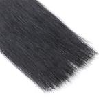 Pre Bonded Long 1 Clip Hair Extensions Double Drawn Silky Straight Wave