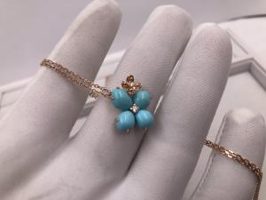 Quality Brand jewelry necklace 18K Gold real Diamond wholesale