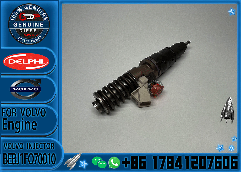 Common Rail Diesel Fuel InjectorBEBJ1FO70010 33800-84300 BEBJ1F05002 22282199 22282202 1112010-E9500 for F2E/BEBJ