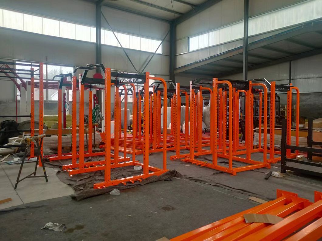 Gym Equipment Fitness Commercial Multifunctional Heavy Duty Squat Power Half Rack