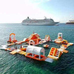 Quality Hot Welding Inflatable Water Park Customized Size wholesale