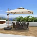 Waterproof Canopy Pergola Gazebo Outdoor Roman Umbrellas Patio Parasol Banana