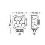 7 Inch 80W LED Work Light