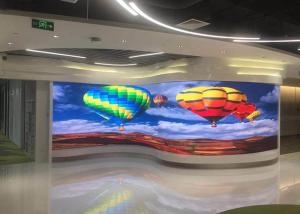 Quality Curved Flexible Indoor Full Color Led Display 3840Hz Refresh Rate wholesale